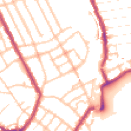 Daytime road noise heatmap for N4 4RP