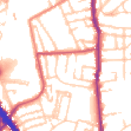 Daytime road noise heatmap for N5 1AB