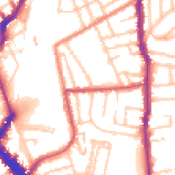 Daytime road noise heatmap for N5 1AS