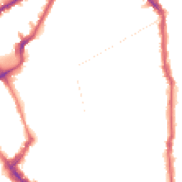 Night-time road noise heatmap for N5 1AZ