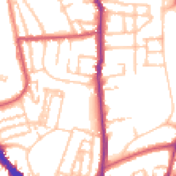 Daytime road noise heatmap for N5 1BA