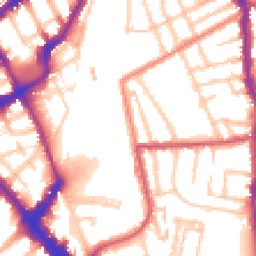 Daytime road noise heatmap for N5 1BE