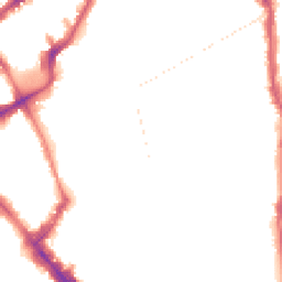 Night-time road noise heatmap for N5 1BE