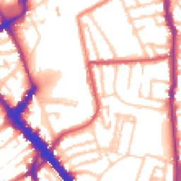 Daytime road noise heatmap for N5 1BF