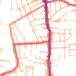 Daytime road noise heatmap for N5 1BH