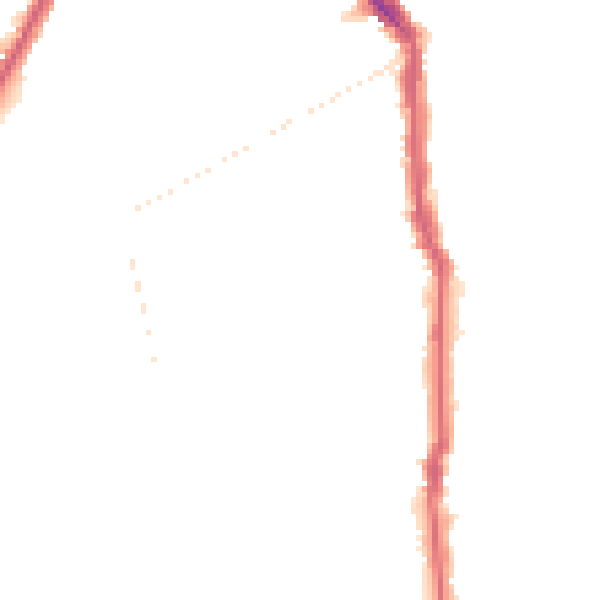 Night-time road noise heatmap for N5 1BJ