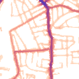 Daytime road noise heatmap for N5 1BN