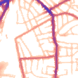 Daytime road noise heatmap for N5 1BT