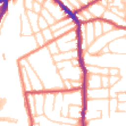 Daytime road noise heatmap for N5 1BZ