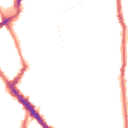 Night-time road noise heatmap for N5 1DG