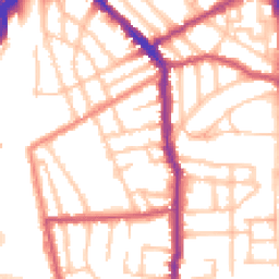 Daytime road noise heatmap for N5 1DL