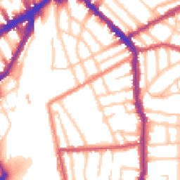 Daytime road noise heatmap for N5 1DR