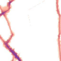 Night-time road noise heatmap for N5 1DS