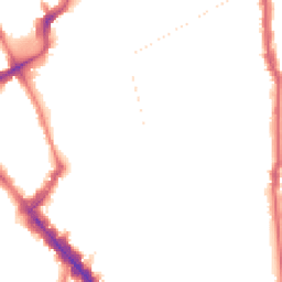 Night-time road noise heatmap for N5 1DT