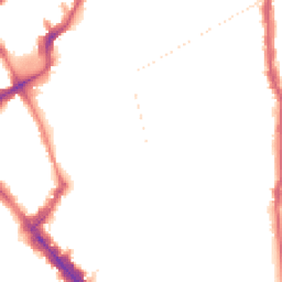 Night-time road noise heatmap for N5 1DW