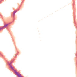 Night-time road noise heatmap for N5 1DX