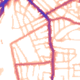 Daytime road noise heatmap for N5 1EB