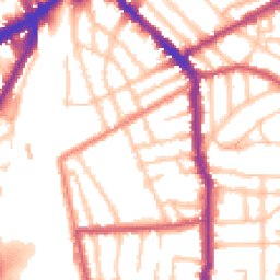 Daytime road noise heatmap for N5 1EH
