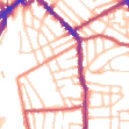 Daytime road noise heatmap for N5 1EL