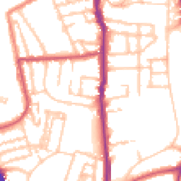 Daytime road noise heatmap for N5 1SB