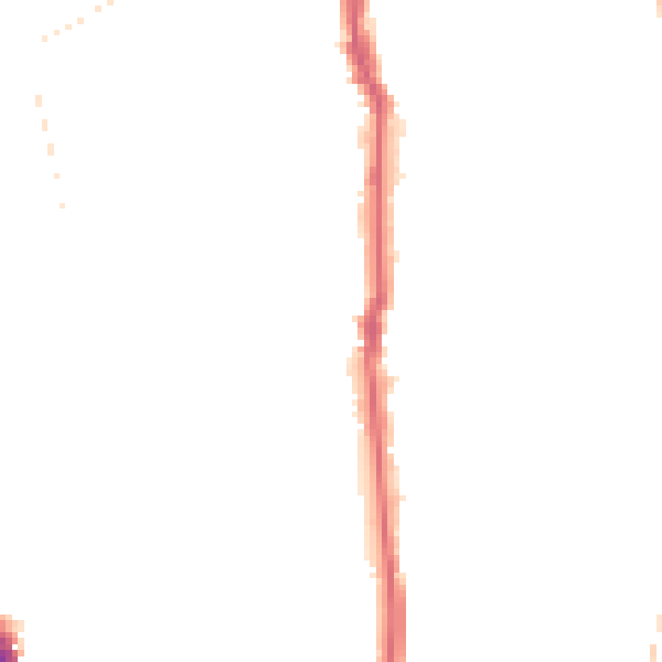 Night-time road noise heatmap for N5 1SB