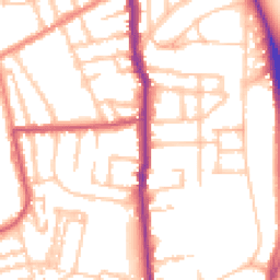 Daytime road noise heatmap for N5 1TH