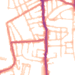 Daytime road noise heatmap for N5 1TX