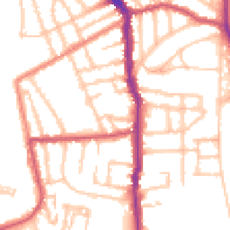 Daytime road noise heatmap for N5 1TZ