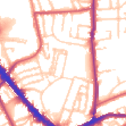 Daytime road noise heatmap for N5 1UP
