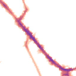 Night-time road noise heatmap for N5 1XL