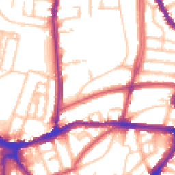 Daytime road noise heatmap for N5 2DT