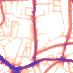 Daytime road noise heatmap for N5 2EA