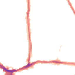 Night-time road noise heatmap for N5 2EE