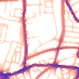 Daytime road noise heatmap for N5 2EP