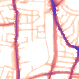 Daytime road noise heatmap for N5 2HB
