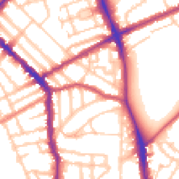 Daytime road noise heatmap for N5 2LU