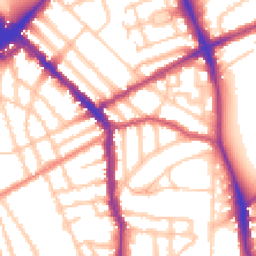 Daytime road noise heatmap for N5 2LX