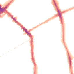 Night-time road noise heatmap for N5 2LX