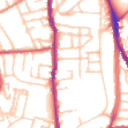 Daytime road noise heatmap for N5 2PB