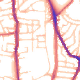 Daytime road noise heatmap for N5 2PZ