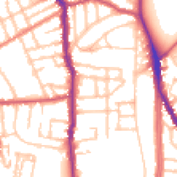 Daytime road noise heatmap for N5 2QL