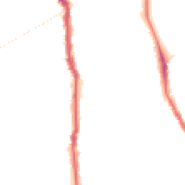 Night-time road noise heatmap for N5 2QL