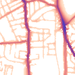 Daytime road noise heatmap for N5 2QR