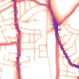 Daytime road noise heatmap for N5 2QS