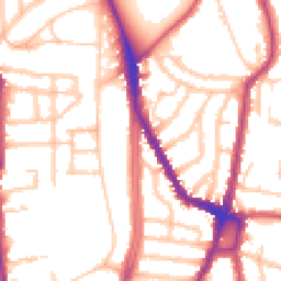 Daytime road noise heatmap for N5 2RT