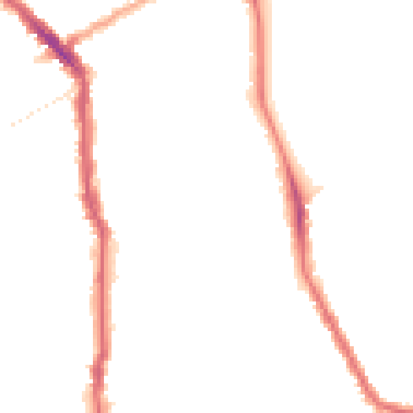 Night-time road noise heatmap for N5 2TJ