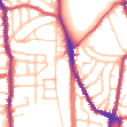 Daytime road noise heatmap for N5 2UB