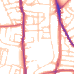 Daytime road noise heatmap for N5 2UG