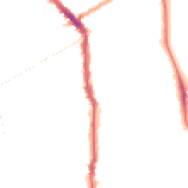 Night-time road noise heatmap for N5 2XE