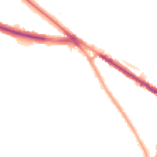 Night-time road noise heatmap for N6 4DU